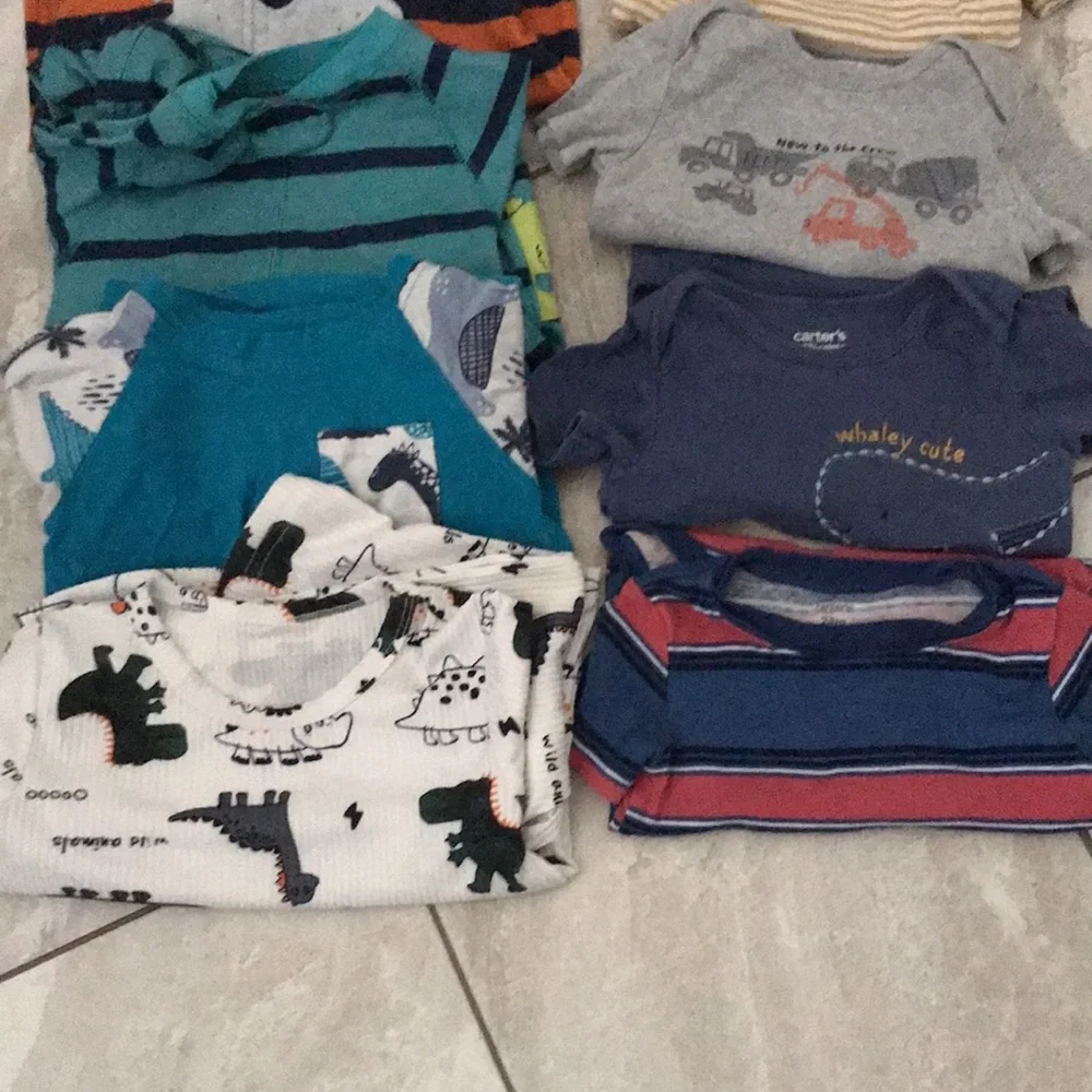 BABY BOY- Pjs and Tops Variety Pack | Bundle of Ten | 18 Months - 2T